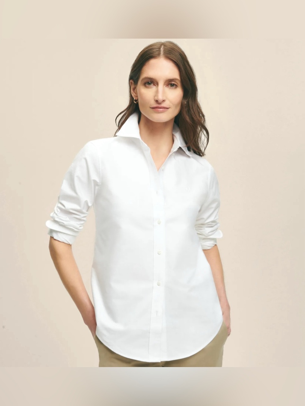 BROOKS BROTHERS│CLASSIC FIT COTTON OXFORD SHIRT